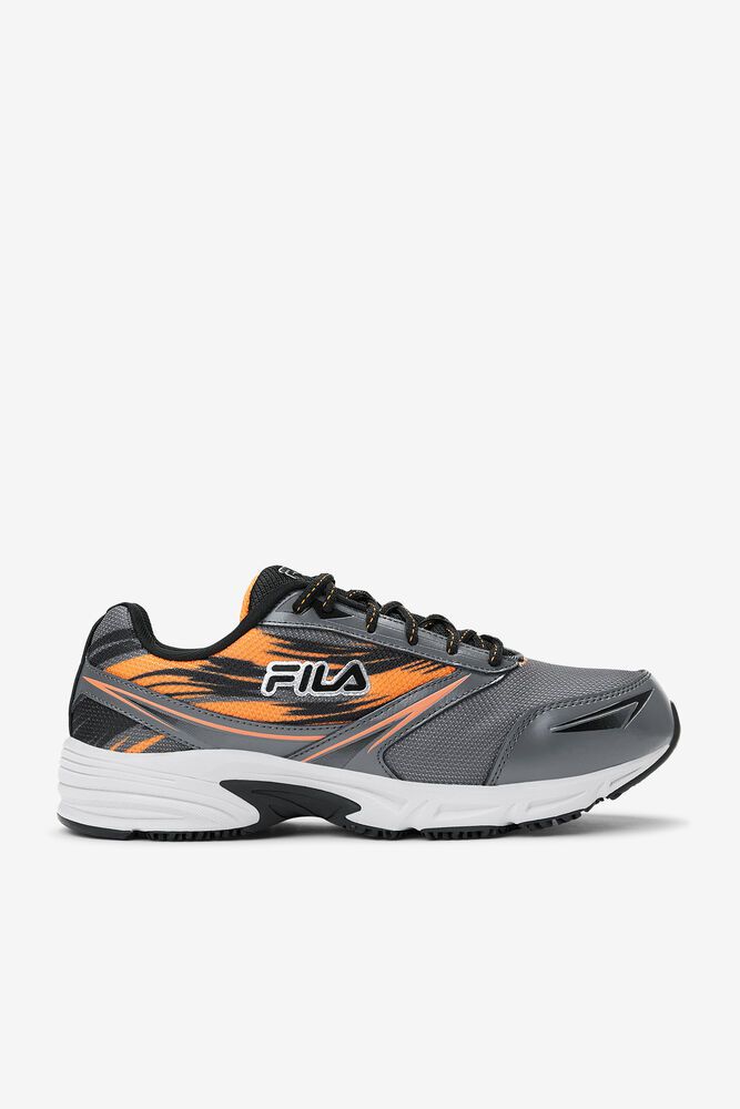 Fila Work Shoes Memory Meira 2 Slip Resistant Composite Toe Mens Grey - India TZE-293160